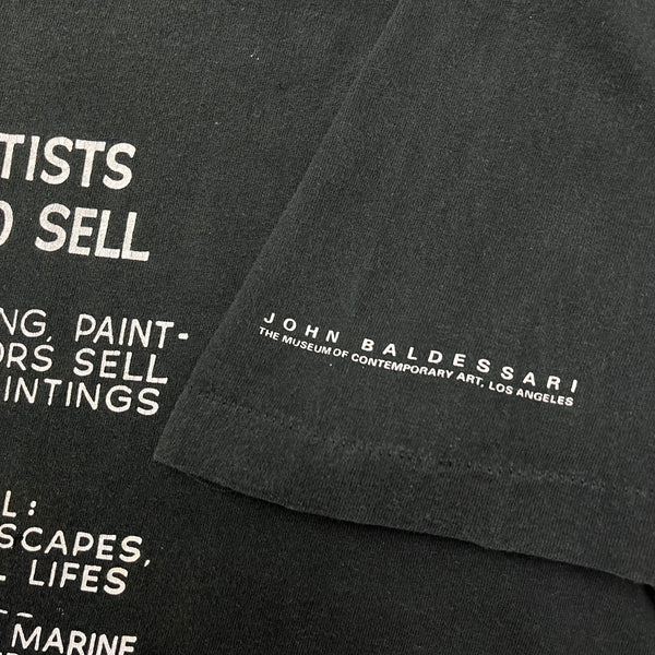 1990 John Baldessari “Tips for Artists Who Want to Sell” T-Shirt (XL)